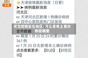 河北疫情发生地区/河北疫情主要分布在哪里