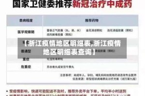 【浙江疫情地区明细表,浙江疫情地区明细表查询】