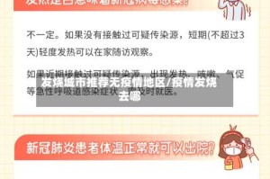 发烧城市推荐无疫情地区/疫情发烧去哪