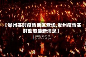 【贵州实时疫情地区查询,贵州疫情实时动态最新消息】