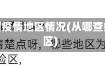 如何查阅疫情地区情况(从哪查疫情地区)