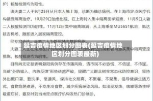 延吉疫情地区划分图表(延吉疫情地区划分图表最新)