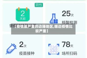 【疫情最严重的边陲地区,哪边疫情比较严重】