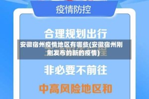 安徽宿州疫情地区有哪些(安徽宿州刚刚发布的新的疫情)