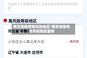 南京鼓楼疫情风险地区/南京鼓楼疫情风险地区最新
