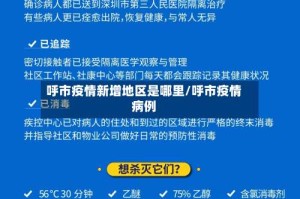 呼市疫情新增地区是哪里/呼市疫情病例