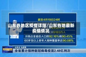 山东各地区疫情详细/山东各地最新疫情情况