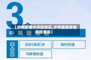 【泸州疫情中风险地区,泸州最新疫情风险等级】