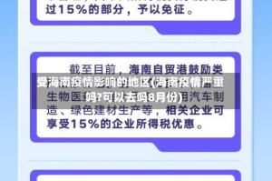 受海南疫情影响的地区(海南疫情严重吗?可以去吗8月份)