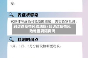 到访过疫情风险地区/到访过疫情风险地区要隔离吗