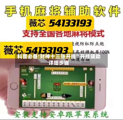 科普必备!财神十三张开挂”开挂辅助详细步骤-第2张图片