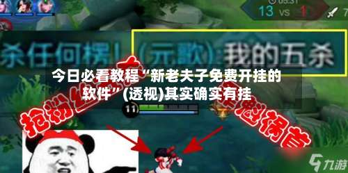 今日必看教程“新老夫子免费开挂的软件	”(透视)其实确实有挂-第1张图片