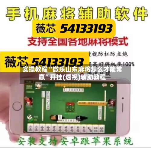 实操教程“微乐山东麻将怎么才能常赢	”开挂(透视)辅助教程-第1张图片