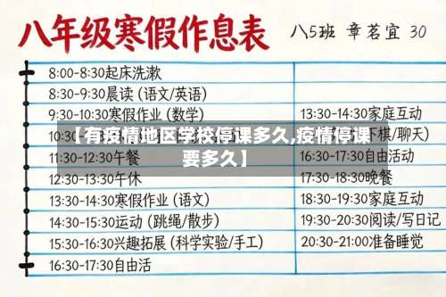 【有疫情地区学校停课多久,疫情停课要多久】-第2张图片