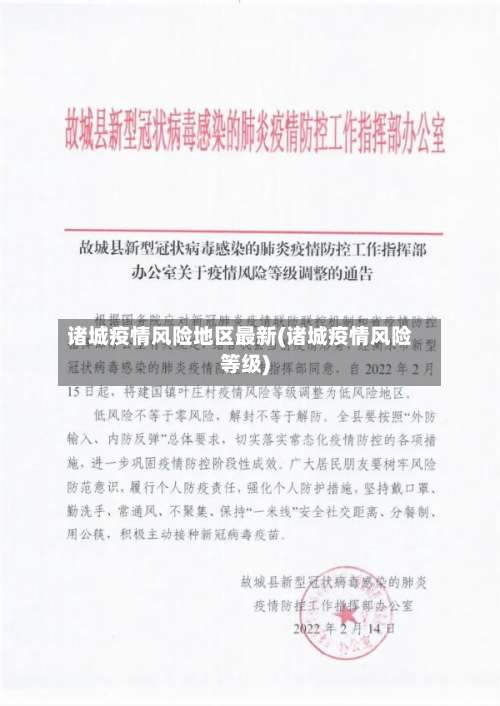 诸城疫情风险地区最新(诸城疫情风险等级)-第2张图片