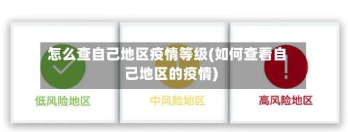 怎么查自己地区疫情等级(如何查看自己地区的疫情)-第2张图片