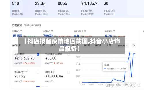 【抖店报备疫情地区截图,抖音小店饰品报备】-第1张图片