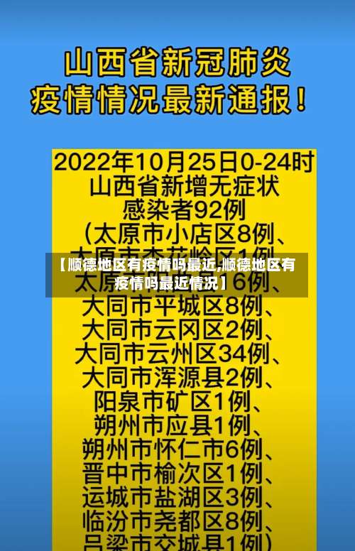 【顺德地区有疫情吗最近,顺德地区有疫情吗最近情况】-第2张图片
