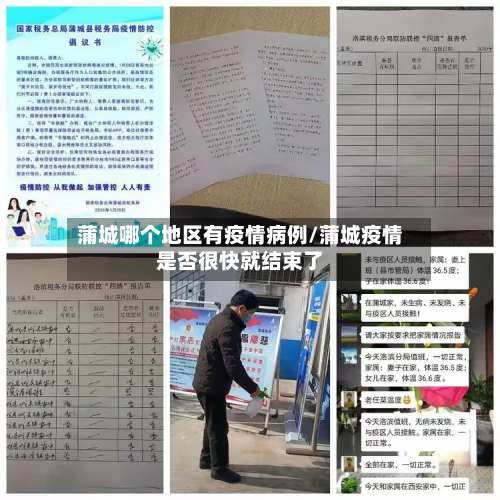 蒲城哪个地区有疫情病例/蒲城疫情是否很快就结束了-第3张图片