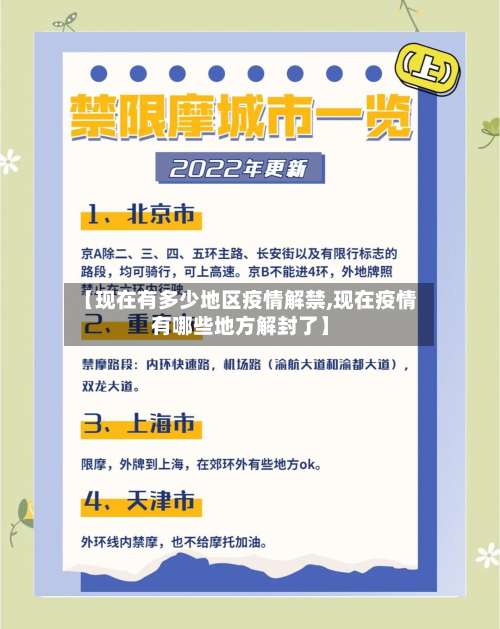 【现在有多少地区疫情解禁,现在疫情有哪些地方解封了】-第1张图片