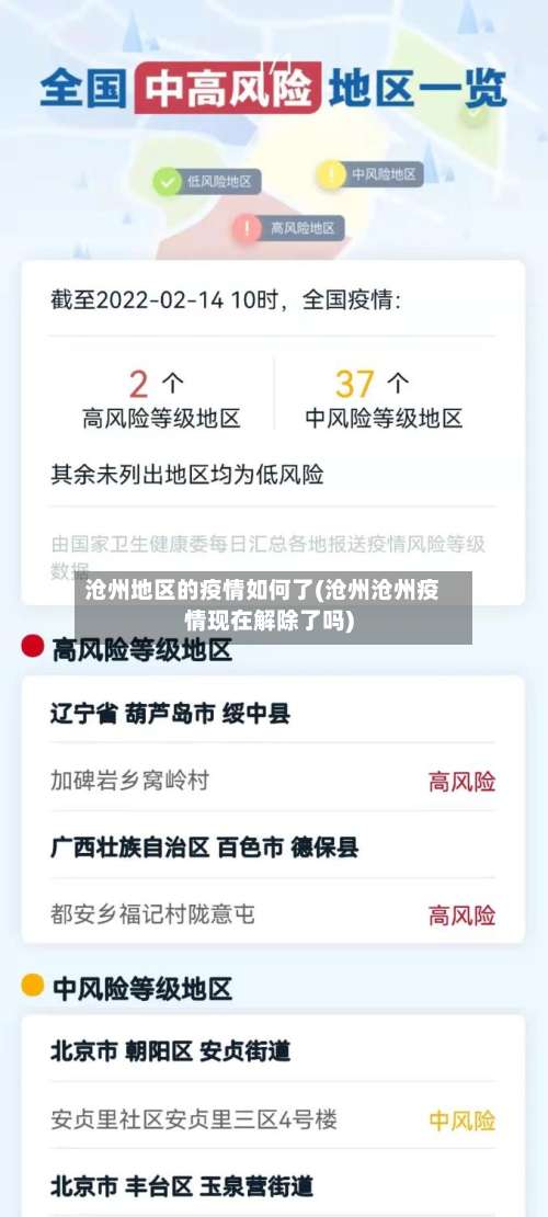 沧州地区的疫情如何了(沧州沧州疫情现在解除了吗)-第2张图片