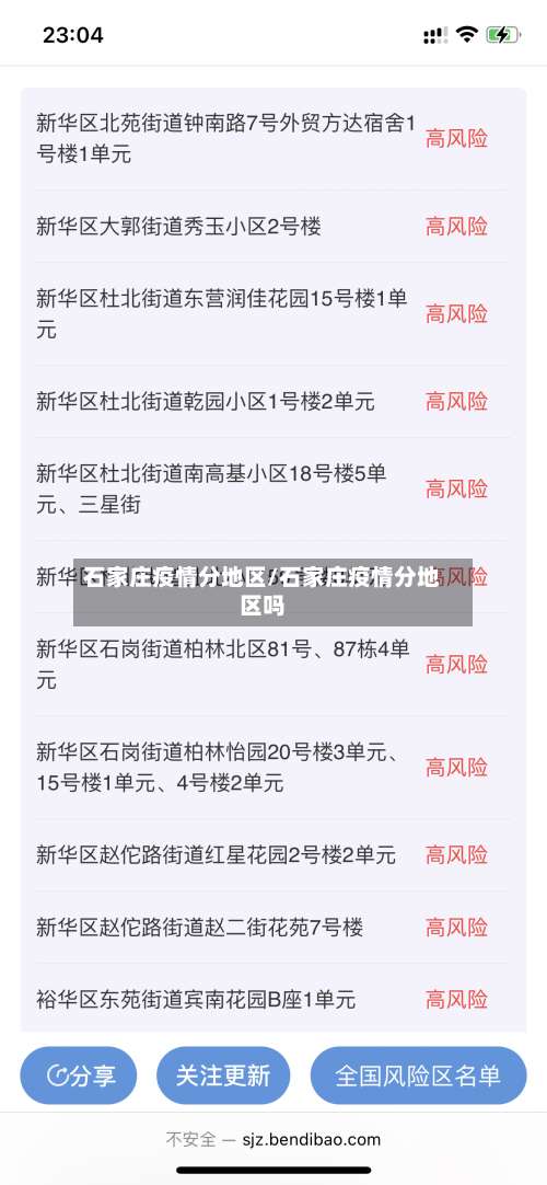 石家庄疫情分地区/石家庄疫情分地区吗-第1张图片
