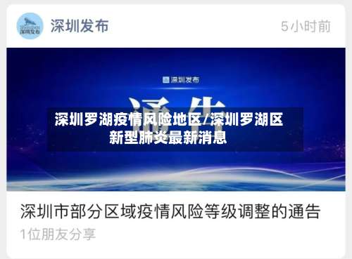 深圳罗湖疫情风险地区/深圳罗湖区新型肺炎最新消息-第2张图片
