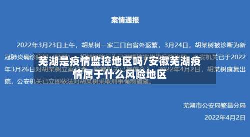 芜湖是疫情监控地区吗/安徽芜湖疫情属于什么风险地区-第2张图片
