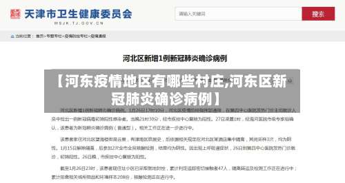 【河东疫情地区有哪些村庄,河东区新冠肺炎确诊病例】-第2张图片