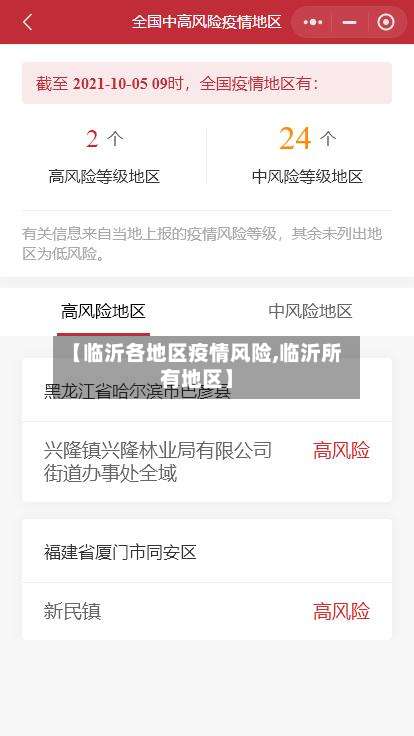【临沂各地区疫情风险,临沂所有地区】-第3张图片