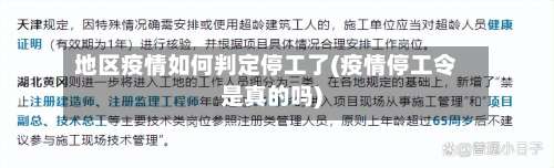 地区疫情如何判定停工了(疫情停工令是真的吗)-第1张图片