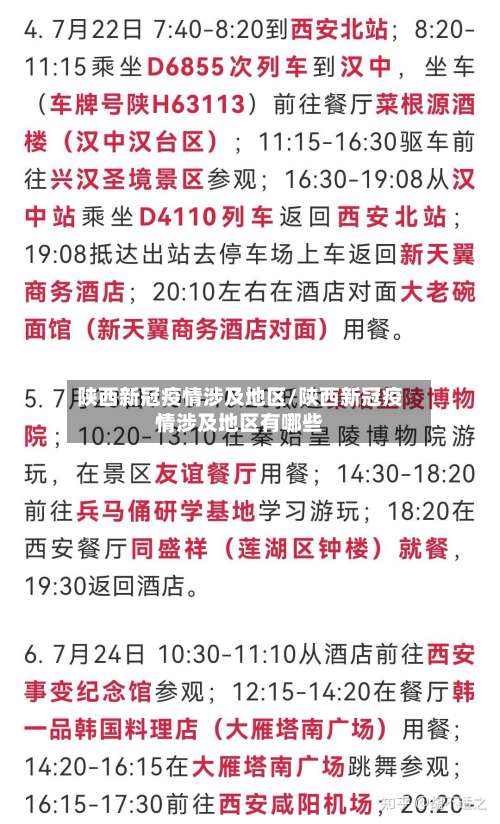 陕西新冠疫情涉及地区/陕西新冠疫情涉及地区有哪些-第1张图片
