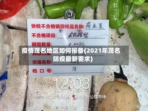 疫情茂名地区如何报备(2021年茂名防疫最新要求)-第1张图片