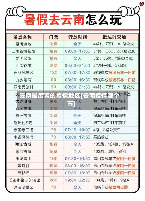 云南最厉害的疫情地区(云南疫情哪个市)-第1张图片