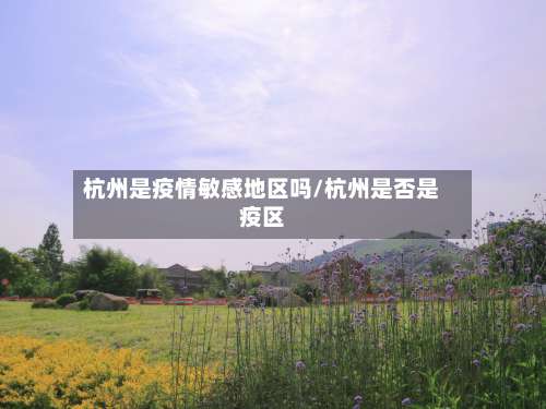 杭州是疫情敏感地区吗/杭州是否是疫区-第1张图片
