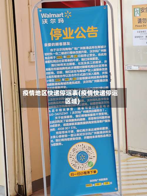 疫情地区快递停运表(疫情快递停运区域)-第2张图片