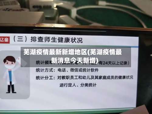芜湖疫情最新新增地区(芜湖疫情最新消息今天新增)-第2张图片